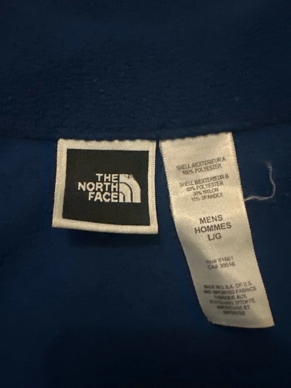 The North Face Full-Zip Fleece Vest - L